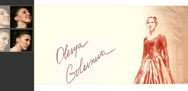 Website Sopranistin Olesya Golovneva